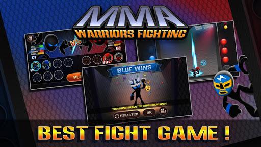 Stickman Warriors:UFB Fighting - Gameplay image of android game