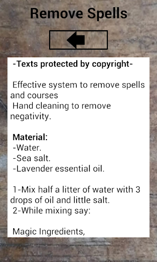 Protection Spells - عکس برنامه موبایلی اندروید