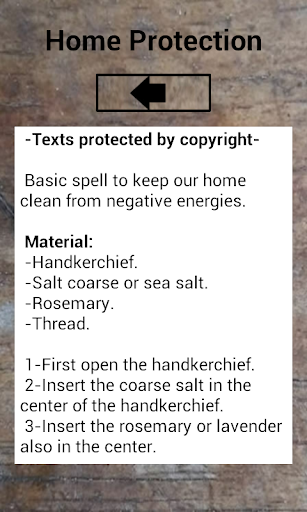 Protection Spells - Image screenshot of android app