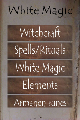 White Magic spells and rituals - Image screenshot of android app