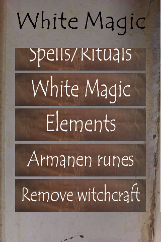 White Magic spells and rituals - Image screenshot of android app
