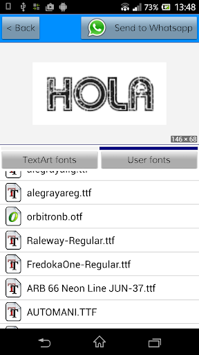 TextArt: Cool Text creator - عکس برنامه موبایلی اندروید