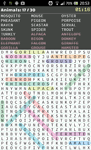 Word Search - عکس بازی موبایلی اندروید
