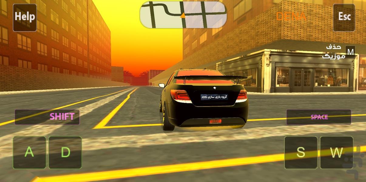 تست رانندگی دنا - عکس بازی موبایلی اندروید