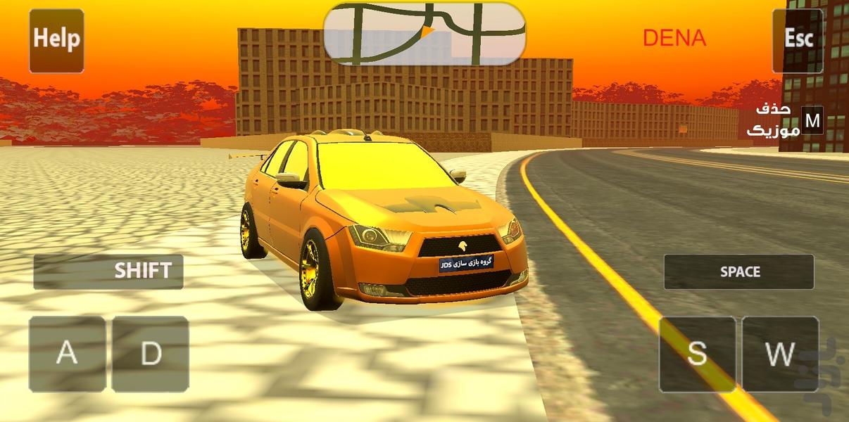 تست رانندگی دنا - عکس بازی موبایلی اندروید