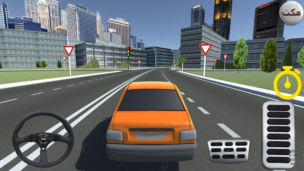 تست رانندگی با پراید 2 - عکس بازی موبایلی اندروید