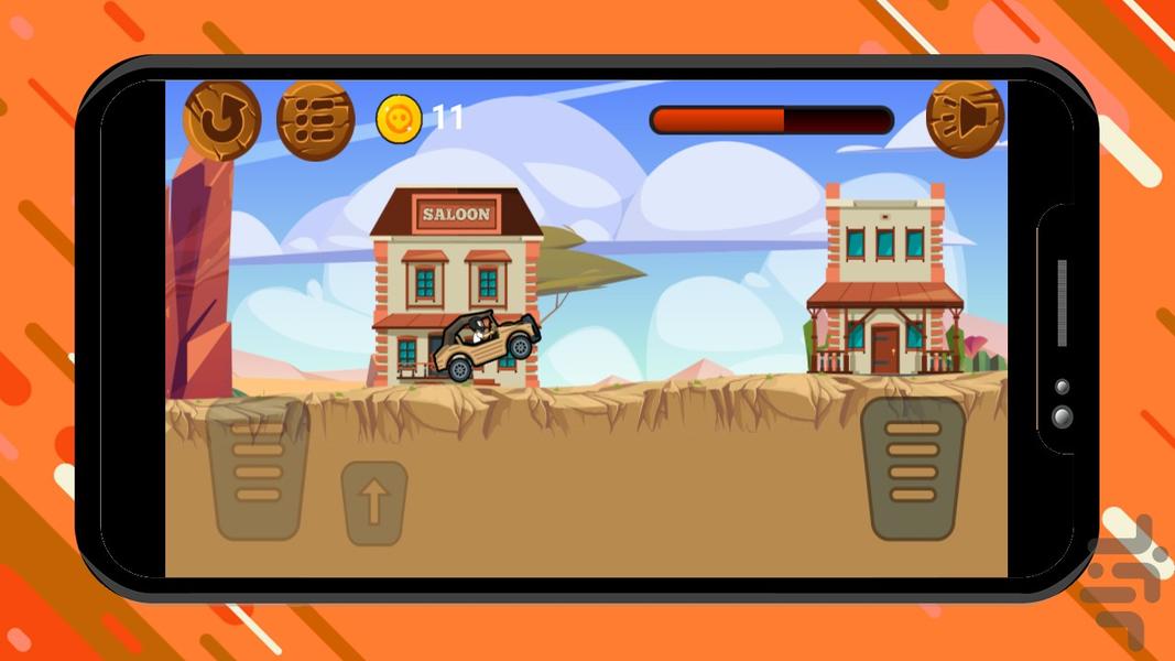 بازی رانندگی با جیپ - Gameplay image of android game