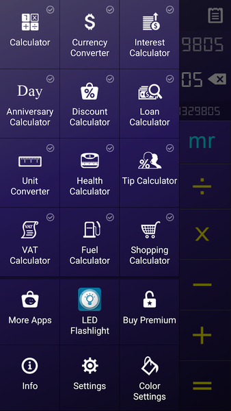 Calculator - عکس برنامه موبایلی اندروید