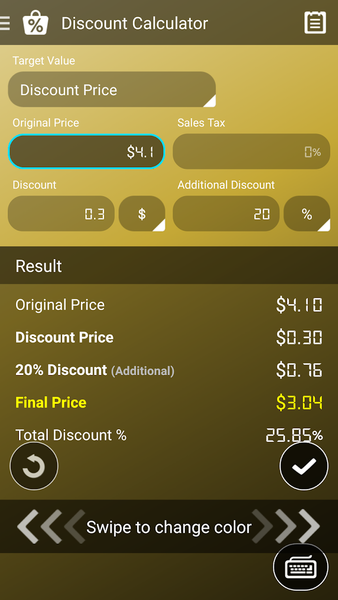 Discount Calculator - Image screenshot of android app