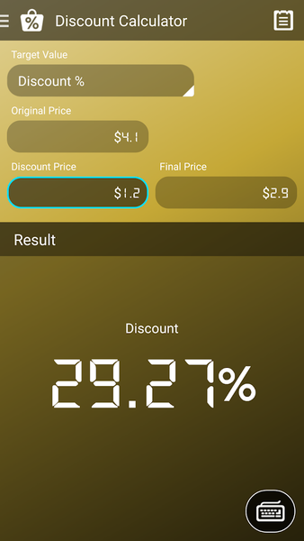 Discount Calculator - Image screenshot of android app