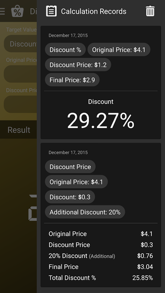 Discount Calculator - Image screenshot of android app