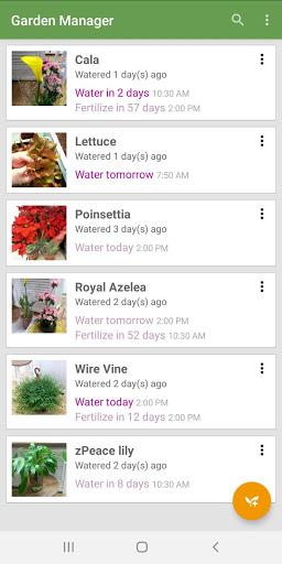 Garden Manager : Plant Alarm - Image screenshot of android app