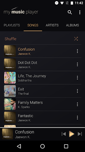 My Music Player - Image screenshot of android app