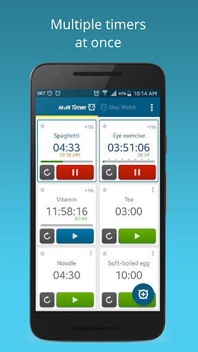 Multi Timer StopWatch - عکس برنامه موبایلی اندروید