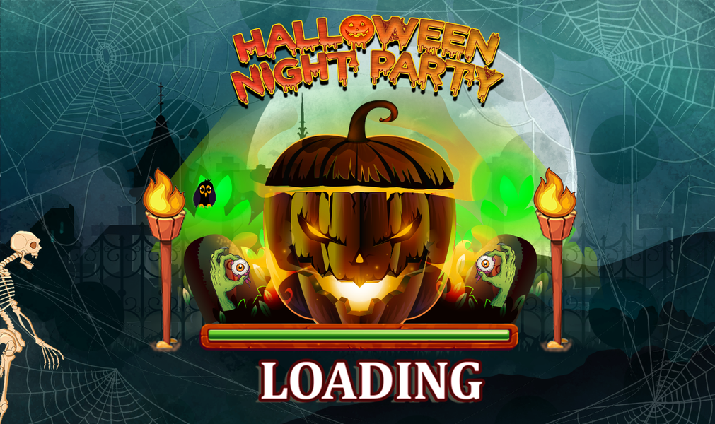 Scary Halloween Night Party - Gameplay image of android game