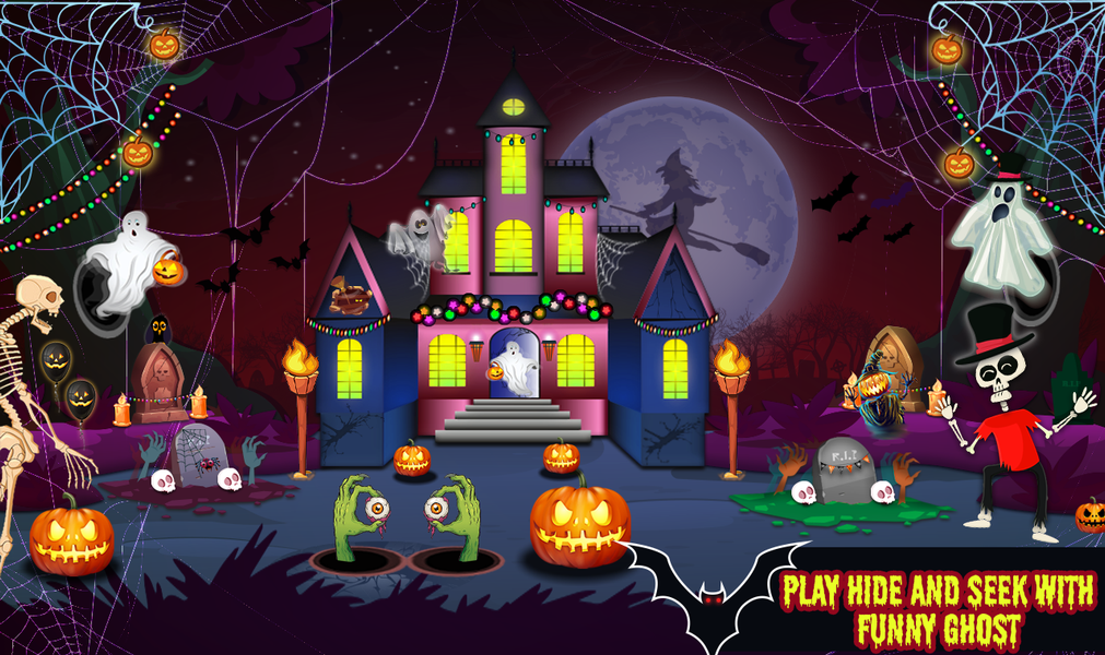 Scary Halloween Night Party - Gameplay image of android game