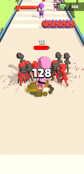 2048 Clash 3D - Gameplay image of android game