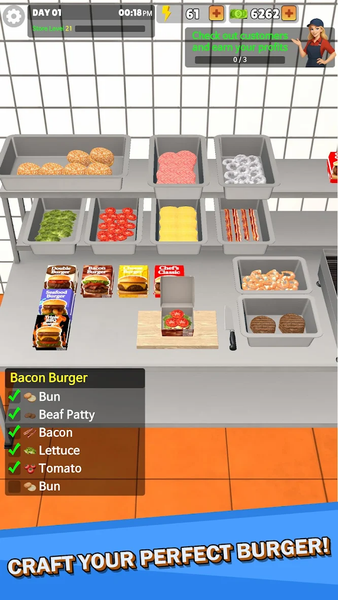 My Burger House Simulator - عکس بازی موبایلی اندروید