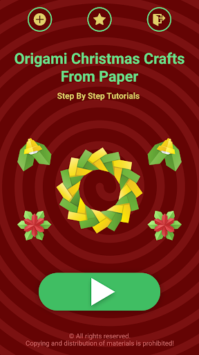 Origami Christmas Paper Crafts - Image screenshot of android app