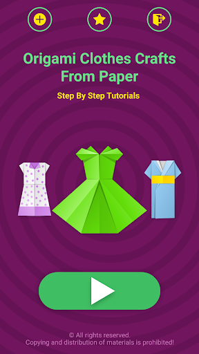 Origami Clothes From Paper - Image screenshot of android app