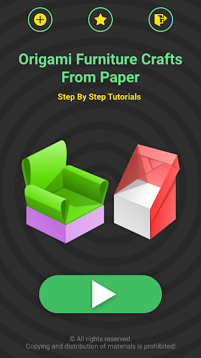 Origami Furniture From Paper - Image screenshot of android app