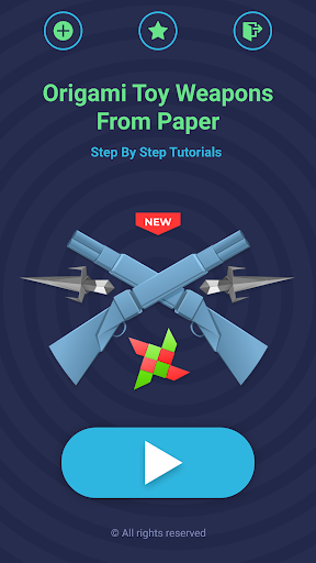 Origami Weapons: Swords & Guns - Image screenshot of android app