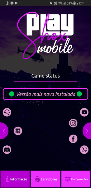 Brasil Play Shox SAMP Mobile - Gameplay image of android game