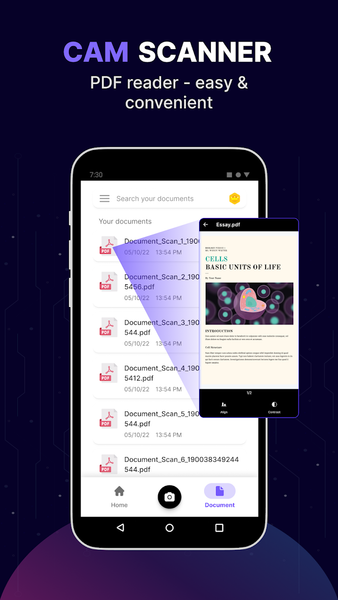 Scanner App - PDF & QR Scanner - عکس برنامه موبایلی اندروید