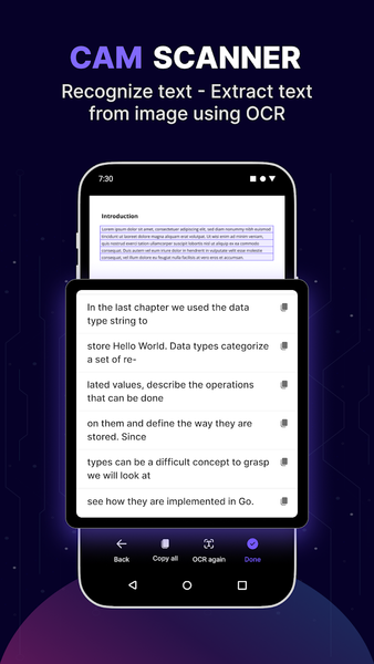 Scanner App - PDF & QR Scanner - عکس برنامه موبایلی اندروید