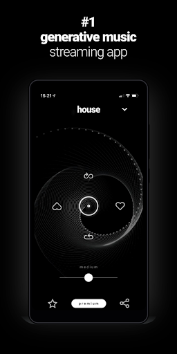 Mubert: AI Music Streaming - Image screenshot of android app