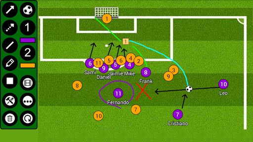 Soccer Tactic Board - Image screenshot of android app