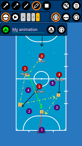 Futsal Tactic Board - Image screenshot of android app