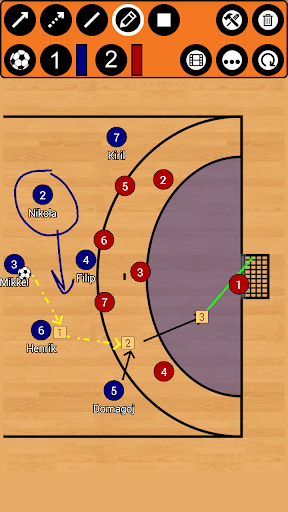 Handball Tactic Board - عکس برنامه موبایلی اندروید