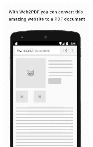 Webpage to PDF converter - Web2PDF maker. - عکس برنامه موبایلی اندروید