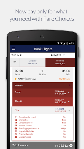 Jet Airways - Image screenshot of android app