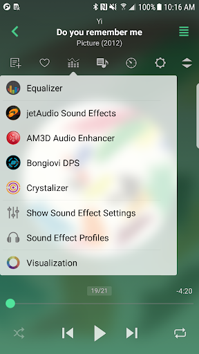 jetAudio HD Music Player – پخش موسیقی جت آدیو - Image screenshot of android app