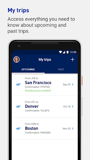 JetBlue - Book & manage trips - عکس برنامه موبایلی اندروید