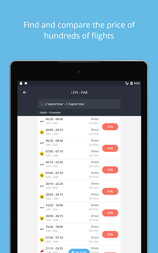 Jetcost: search flights & cars - Image screenshot of android app