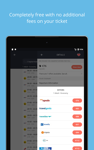 Jetcost: search flights & cars - Image screenshot of android app