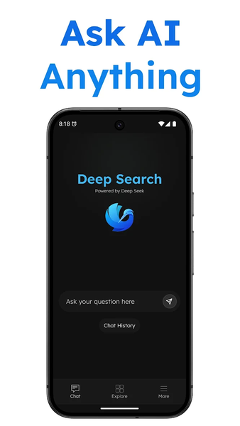 Deep Search - AI Chatbot - عکس برنامه موبایلی اندروید