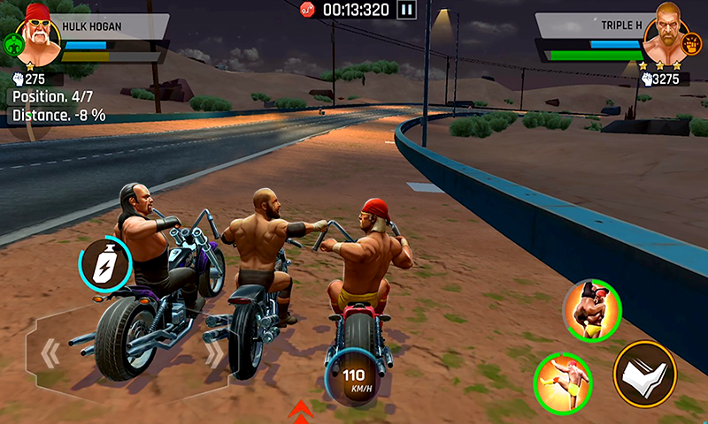 WWE Racing Showdown - Gameplay image of android game