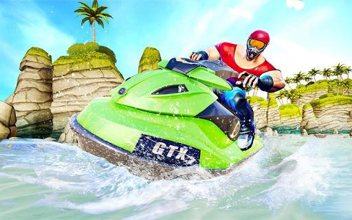 Water Surfing Boat Race:Jet Ski Boat Racing stunt - عکس برنامه موبایلی اندروید