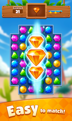 Jewel Adventure - Match Master - Gameplay image of android game