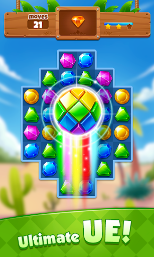 Jewel Adventure - Match Master - Gameplay image of android game