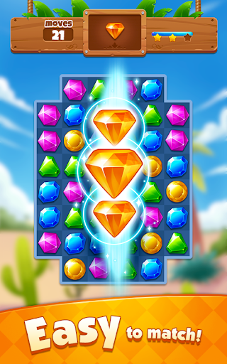 Jewel Adventure - Match Master - Gameplay image of android game