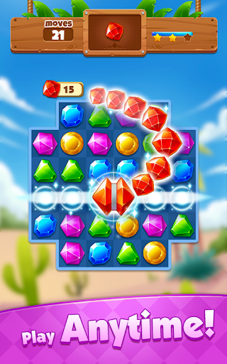 Jewel Adventure - Match Master - Gameplay image of android game