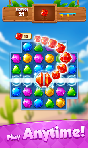 Jewel Adventure - Match Master - Gameplay image of android game