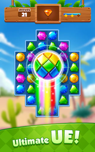 Jewel Adventure - Match Master - Gameplay image of android game