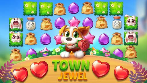 Jewel Town - Match 3 Levels - Gameplay image of android game