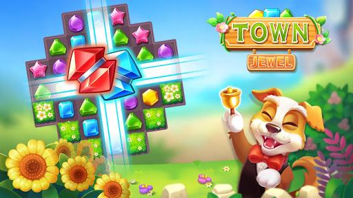 Jewel Town - Match 3 Levels - Gameplay image of android game